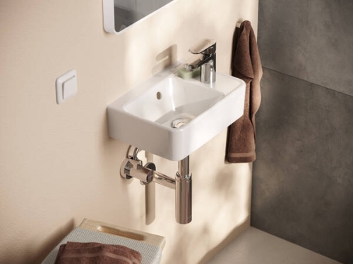 Hansgrohe Xanuia Q SmartClean 36x25 cm jobbos kézmosó, fehér 61006450