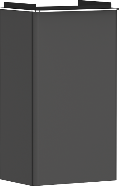 Hansgrohe Xelu Q 34x25 cm jobbos mosdószekrény króm fogantyúval, matt gyémántszürke 54016000