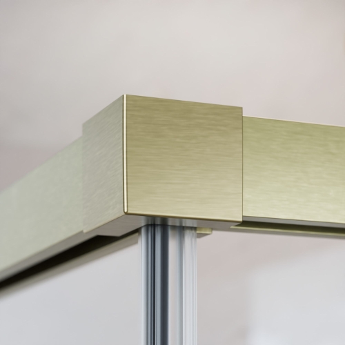 Radaway Idea Brushed Gold KDD 110 cm balos zuhanykabin ajtó, szálcsiszolt arany 387063-99-01L