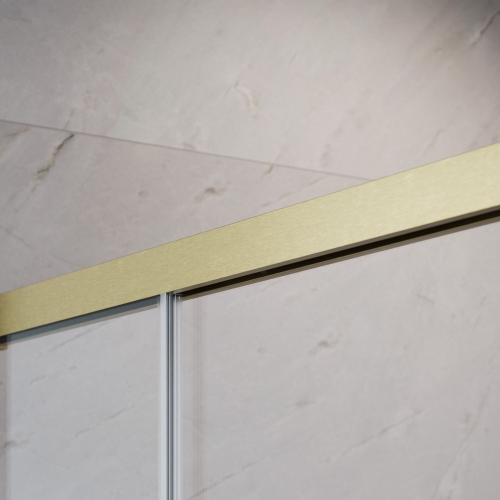 Radaway Idea Brushed Gold KDD 110 cm balos zuhanykabin ajtó, szálcsiszolt arany 387063-99-01L