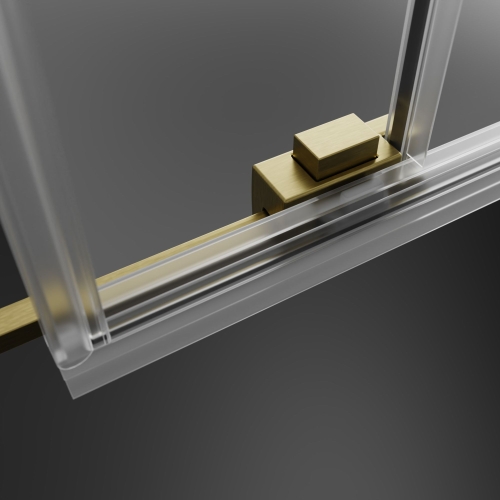 Radaway Idea Brushed Gold KDD 90 cm jobbos zuhanykabin ajtó, szálcsiszolt arany 387060-99-01R