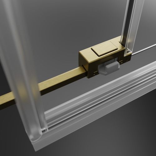 Radaway Idea Brushed Gold KDD 90 cm jobbos zuhanykabin ajtó, szálcsiszolt arany 387060-99-01R
