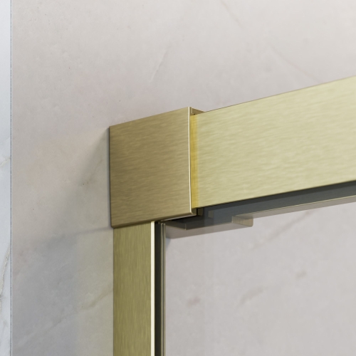 Radaway Idea Brushed Gold KDD 90 cm jobbos zuhanykabin ajtó, szálcsiszolt arany 387060-99-01R