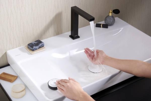Hansgrohe Xelu Q 80x48 cm balos fali mosdó 2 csaplyukkal, fehér 60320450