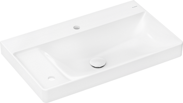 Hansgrohe Xelu Q SmartClean 80x48 cm balos fali mosdó 2 csaplyukkal, fehér 61031450