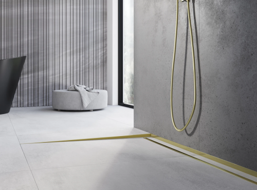 Mexen Line-B lejtést beállító léc 120 cm bal, fényes arany 185001120L