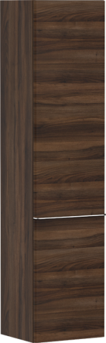 Hansgrohe Xelu Q 40 cm balos magas kiegészítő szekrény króm fogantyúval, sötét dió 54138000