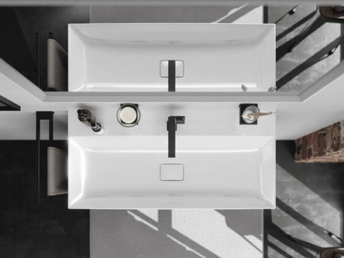 Hansgrohe Xevolos E SmartClean 100x48 cm fali mosdó, fehér 61100450