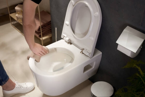 Hansgrohe EluPura Original S AquaChannel Flush fali WC, fehér 60142450