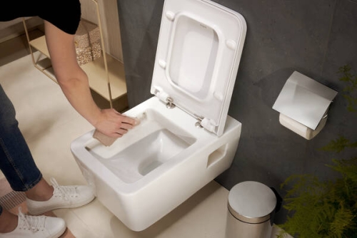 Hansgrohe EluPura Original Q AquaChannel Flush fali WC, fehér 60145450