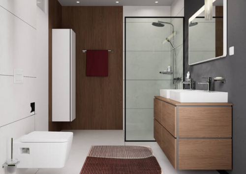 Hansgrohe EluPura Original Q AquaChannel Flush fali wc ülőkével, fehér 60208450