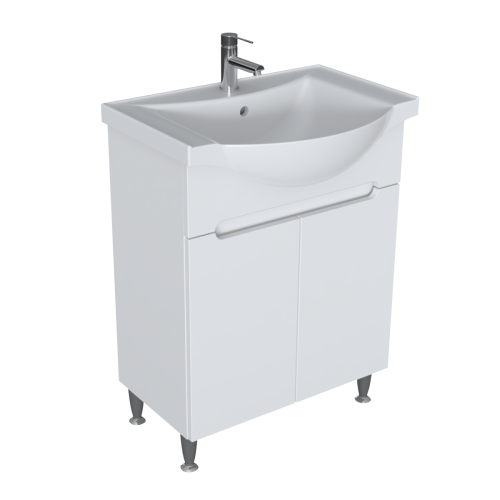Tboss Helka alsószekrény mosdóval 75x74x45 cm, fehér
