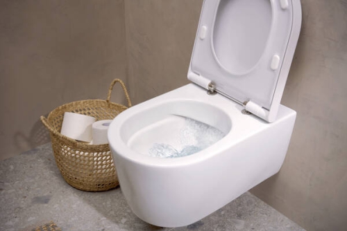 Hansgrohe EluPura S AquaFall Flush fali WC SoftClose ülőkével, fehér 60292450