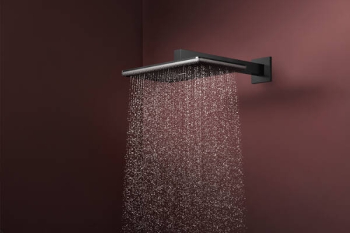 Hansgrohe Raindance Alive Q 210/340 1jet fejzuhany, szálcsiszolt fekete króm 24530340