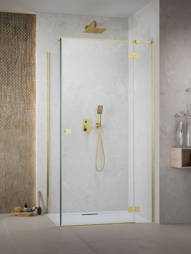 Radaway Essenza Gold S1 80 cm zuhanykabin oldalfal, arany 1384051-01-01