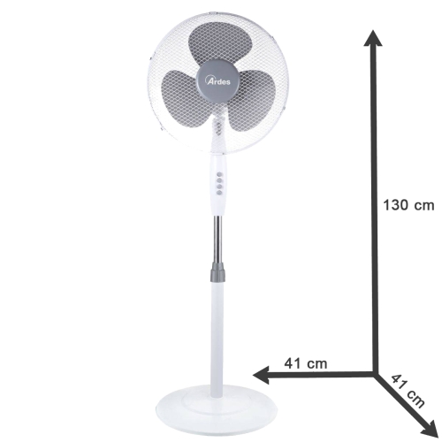 Ardes BRISA álló ventilátor, fehér 5BR40PB