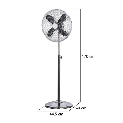Ardes CHROME álló ventilátor, fekete 5C40PBH