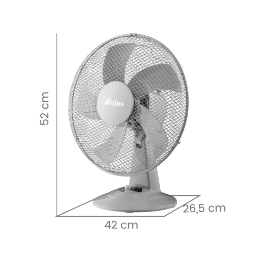 Ardes asztali ventilátor, szürke 5ST40G
