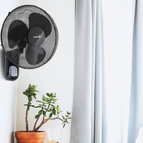 Ardes fali ventilátor távvezérlővel, fekete 5W40R