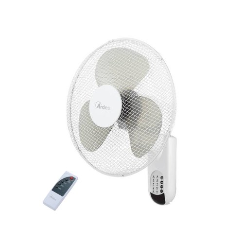 Ardes fali ventilátor távvezérlővel, fehér 5W40RW