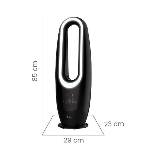 Ardes BLADELESS lapát nélküli ventilátor, fekete 5BL3