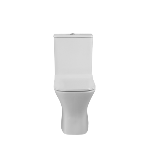 Invena VERSO Rimfree kompakt monoblokkos WC lassú záródású ülőkével, fehér CE-K1-051-Y