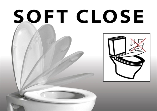 Aqualine SAMONA JOAN WC WC-ülőke,SLIM, Soft Close, Easy Take 44845102