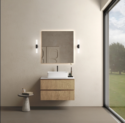 Marmy CODE TOP 80x50 cm pultos fügesztett alsószekrény, 2 fiók, laminált Honey Oak 20 51 22 08 00 85