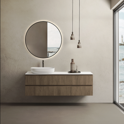 Marmy CODE TOP 160x50 balos, pultos függesztett alsószekrény, 4 fiók, laminált Brown Oak 20 51 24 16 13 86