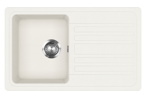 Evido HOME 45 S gránit mosogató, fehér 442206