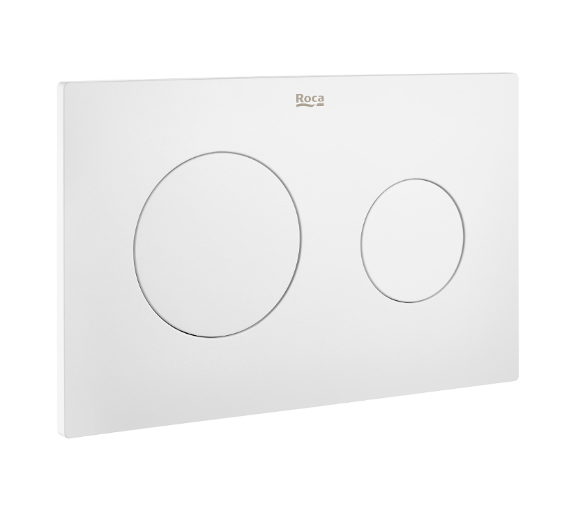Roca Duplo One PL10 nyomólap, matt fehér A890189207