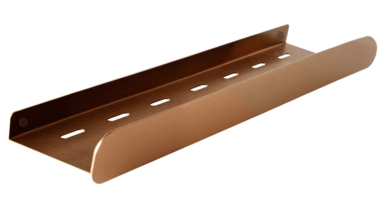 Rea SF03 45cm fürdőszobai polc, szálcsiszolt réz REA-08565