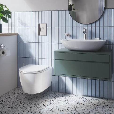 Grohe Start Round rimless fali wc ülőkével szett, fehér 103848SH00