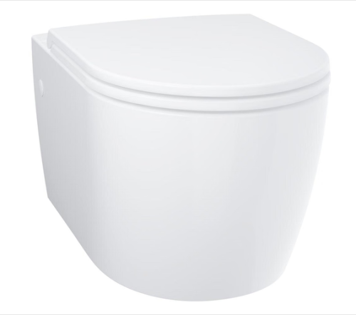 Grohe Start Round rimless fali wc ülőkével szett, fehér 103848SH00