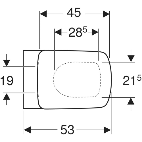 Geberit Duofix Delta 112 cm fali WC-szerelőelem készlet Selnova Square Rimfree fali WC szettel 118.402.21.3