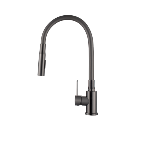 Invena DALIS mosogató csaptelep flexibilis kifolyóval, grafit BZ-64-024-L