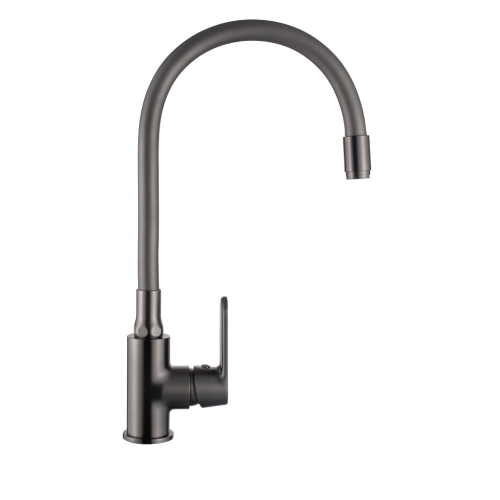 Invena JOGA PLUS konyhai csaptelep, flexibilis kifolyócsővel, grafit BZ-32-P24-L
