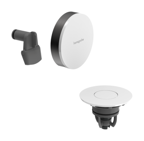 Hansgrohe Exafill kádtöltő színkészlet, szálcsiszolt fekete króm 58119340