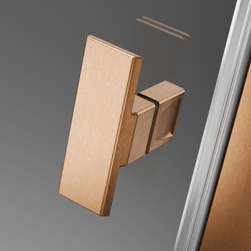 Radaway Nes 6 Brushed Copper DWD I 120 cm zuhanyajtó, szálcsiszolt réz 10027120-93-01