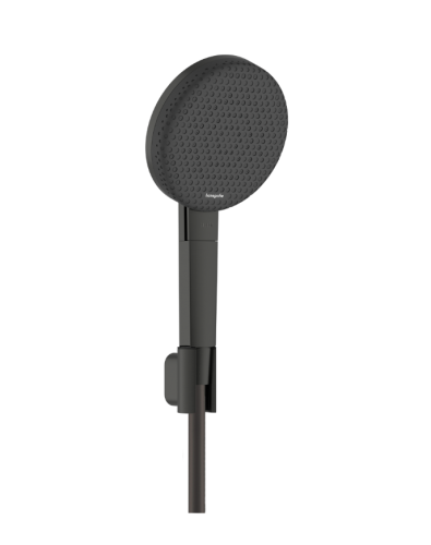 Hansgohe Raindance Alive Select S EcoSmart 125 3jet zuhanyszett, szálcsiszolt fekete króm 24612340