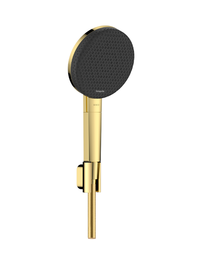 Hansgohe Raindance Alive Select S EcoSmart 125 3jet zuhanyszett, polírozott arany 24612990