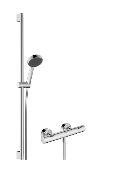 Hansgrohe Activera Select S EcoSmart 95 2jet Ecostat Fine termosztátos csaptelep zuhanyszettel, króm 28086000