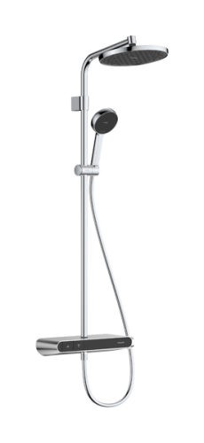 Hansgrohe Activera S Showerpipe EcoSmart 240 1jet ShowerTablet Select 360 Varia termosztátos zuhanyrendszer, króm 28638000