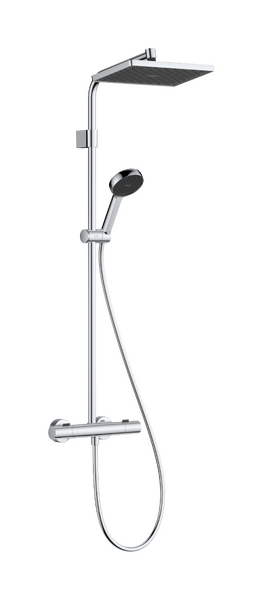 Hansgrohe Activera Q Showerpipe EcoSmart 290/180 1jet Ecostat Fine termosztátos zuhanyrendszer, króm 28748000