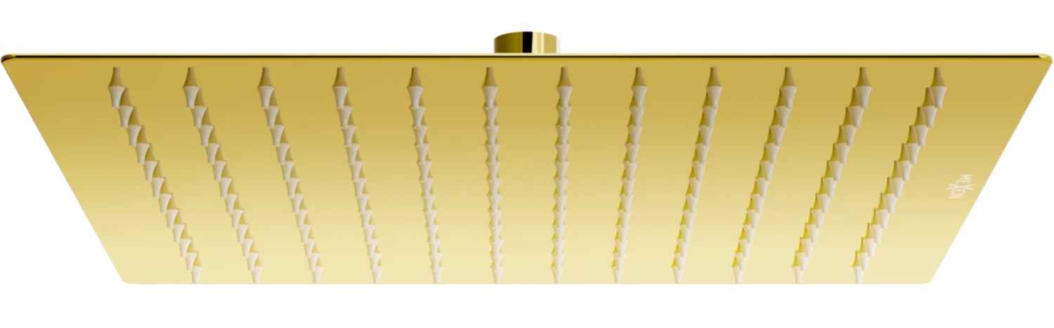 Mexen Slim 30x30 cm-es fejzuhany, arany 79130-50