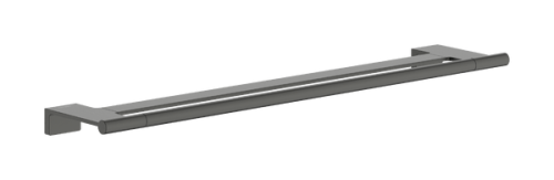 Hansgohe AddStoris S 66 cm dupla törölköző tartó, szálcsiszolt fekete króm 41763340