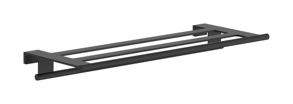 Hansgohe AddStoris S 66 cm törölköző tartó polccal, matt fekete 41781670