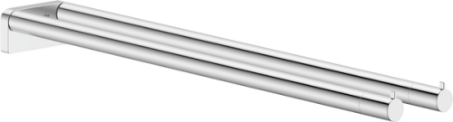 Hansgohe AddStoris S 44 cm dupla törölközőtartó, króm 41787000