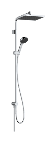 Hansgrohe Activera Q Showerpipe EcoSmart 290/180 1jet Reno zuhanyrendszer csaptelep nélkül, króm 28757000