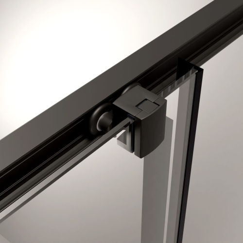 Radaway Alienta Black A 80x80 cm íves zuhanykabin, fekete 10228080-54-01